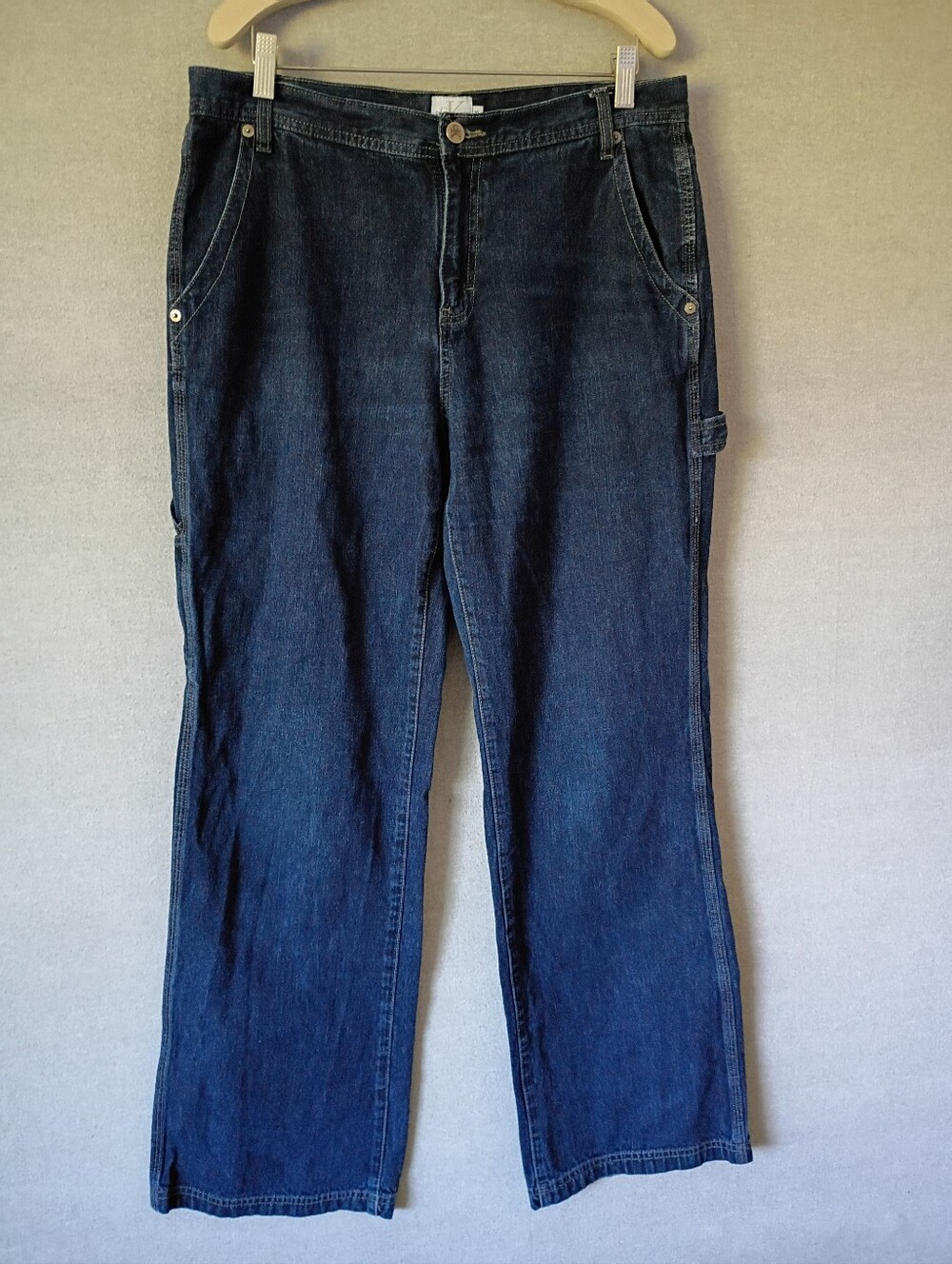 Calvin Klein Indigo Straight Leg Carpenter Jeans Size 10